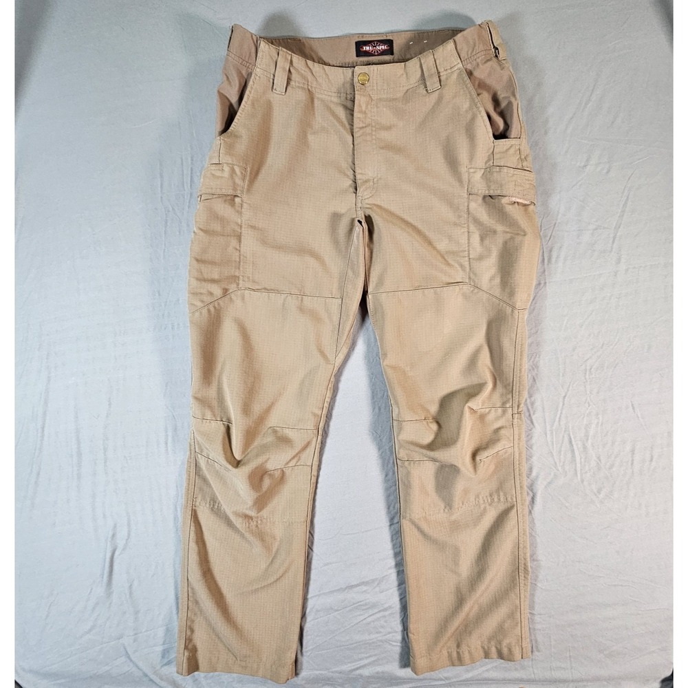 Tru-Spec Mens Cargo Tactical Field Military Pants Ripstop Size 34/32 Brown